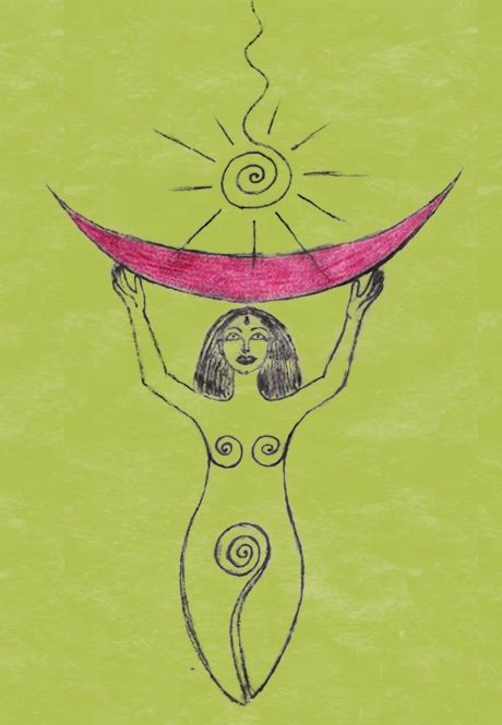 Yoga für Frauen Luna Göttin
